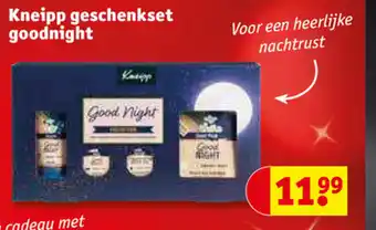 Kruidvat Kneipp geschenkset goodnight aanbieding