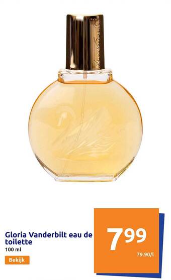 Action Gloria vanderbilt eau de toilette aanbieding