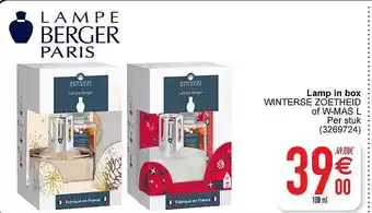 Cora Lamp in box winterse zoetheid aanbieding