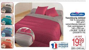 Cora Tweekleurig dekbed aanbieding