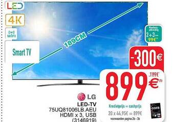 Cora Lg ledtv aanbieding
