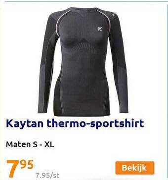 Kaytan thermo-sportshirt