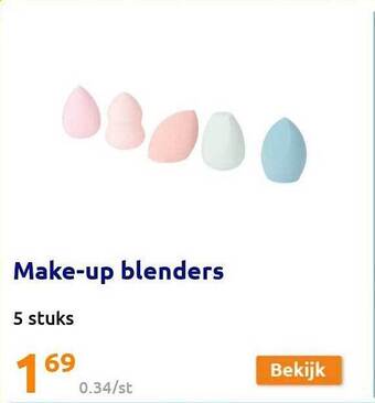 Action Make-up blenders aanbieding