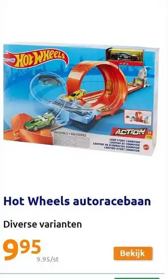 Action Hot wheels autoracebaan aanbieding