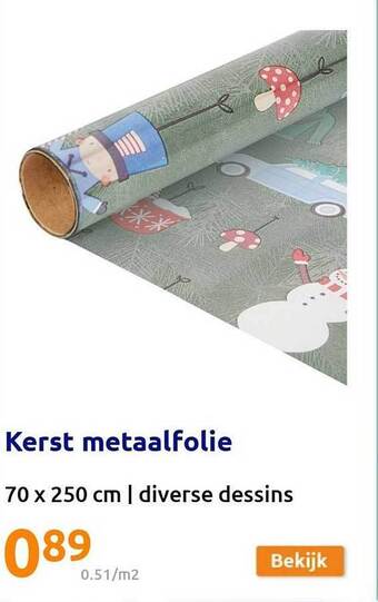Kerst metaalfolie
