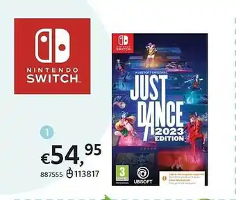 Dreamland Nintendo switch just dance 2023 edition aanbieding