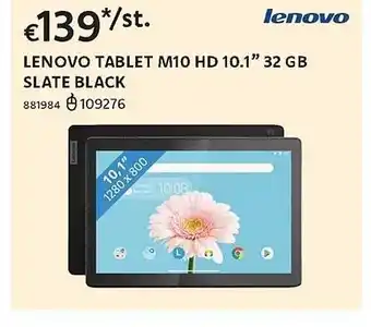 Lenovo tablet m10 hd 10.1