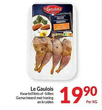 Intermarché Le gaulois kwartelfilets of billen aanbieding