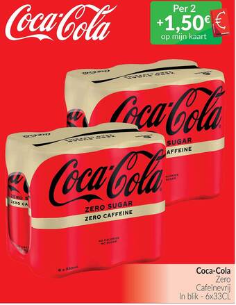 Intermarché Cocacola zero aanbieding