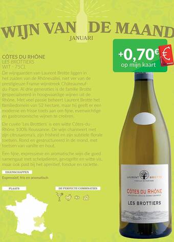 Intermarché Côtes du rhône les brottiers aanbieding