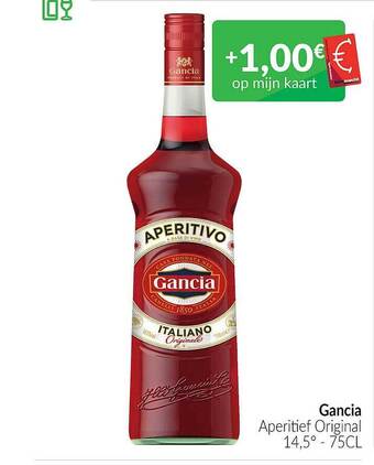 Gancia aperitief original