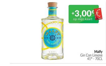 Intermarché Malfy gin con limone aanbieding
