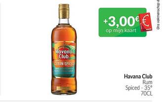 Intermarché Havana club rum aanbieding