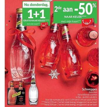 Intermarché Schweppes aanbieding