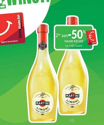 Intermarché Martini limoni aanbieding