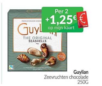 Intermarché Guylian zeevruchten chocolade aanbieding