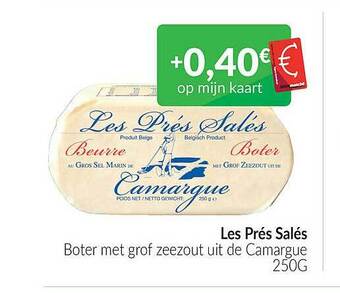 Intermarché Les prés salés boter met grof zeezout uit de camargue aanbieding