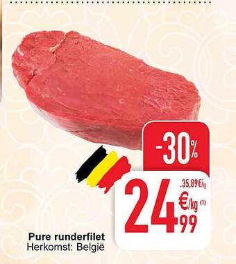 Cora Pure runderfilet aanbieding