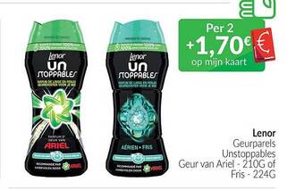Intermarché Lenor geurparels unstoppables aanbieding