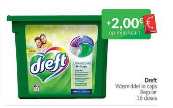 Intermarché Dreft wasmiddel in caps aanbieding