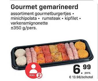 Buurtslagers Gourmet gemarineerd aanbieding