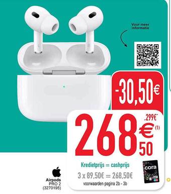 Cora Airpods pro 2 aanbieding