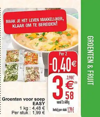 Cora Groenten voor soep easy aanbieding