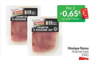 Intermarché Monique ranou ardense ham aanbieding