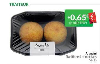 Intermarché Arancini traditioneel of met kaas aanbieding