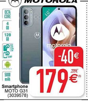 Cora Smartphone moto g31 aanbieding