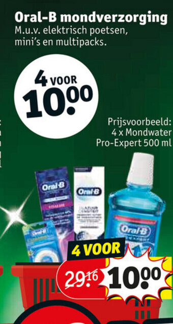 Kruidvat Oral-B mondverzorging aanbieding