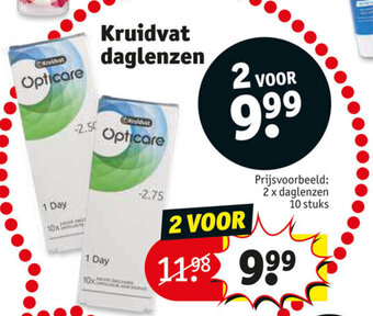 Kruidvat daglenzen aanbieding