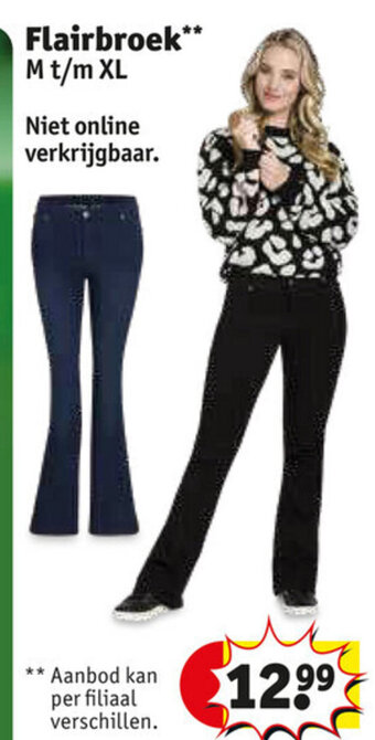 Kruidvat Flairbroek** M t/m XL aanbieding