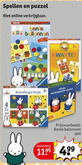 Kruidvat Spellen en puzzel aanbieding
