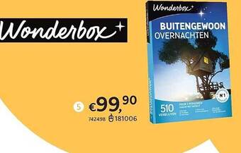 Wonderbox buitengewoon overnachten