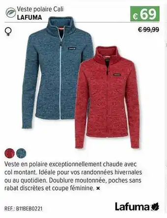 Lafuma veste polaire cali