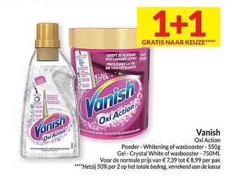 Intermarché Vanish oxi action aanbieding