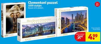 Kruidvat Clementoni puzzel 1000 stukjes aanbieding