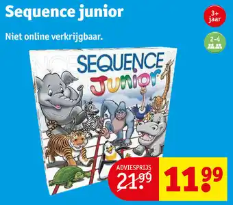 Kruidvat Sequence junior aanbieding