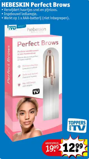 Kruidvat Hebeskin Perfect Brows aanbieding
