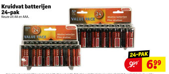 Kruidvat Kruidvat batterijen 24-pak aanbieding