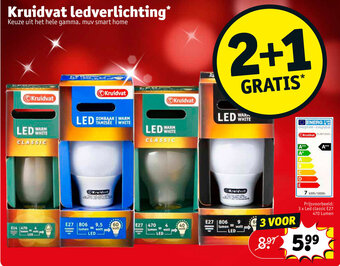 Kruidvat Kruidvat ledverlichting aanbieding