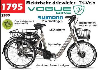 iTEK Elektrische driewieler aanbieding