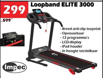 iTEK Loopband elite 3000 aanbieding
