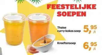 Spar Thaise curry-kokos soep aanbieding
