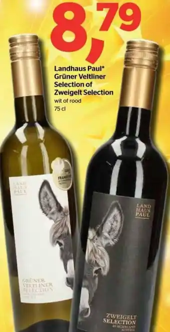 Spar Landhaus Paul Grüner Veltliner Selection Zweigelt Selection aanbieding