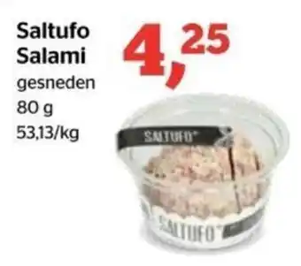 Spar Saltufo Salami 80g aanbieding