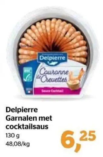 Delpierre Garnalen met cocktailsaus 130g