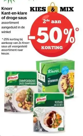Knorr Kant-en-klare of droge saus