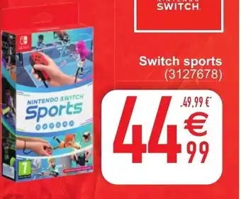 Cora Switch sports aanbieding